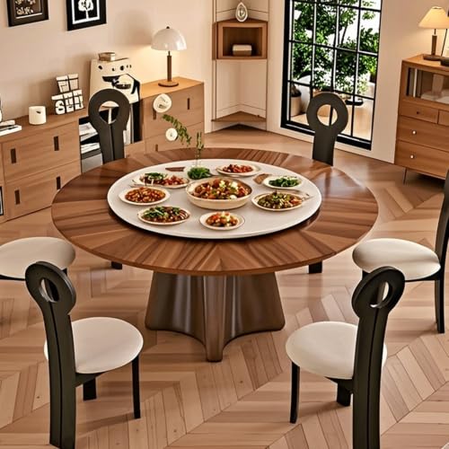 Plateau tournant pour table ronde pour repas conviviaux - 3
