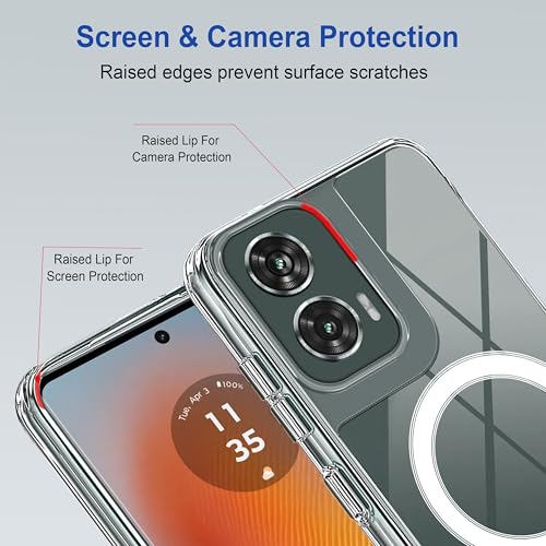 Image of amazon basics Back Case Cover for Motorola G96 5G | Scratch-Resistant Back Cover | Clear