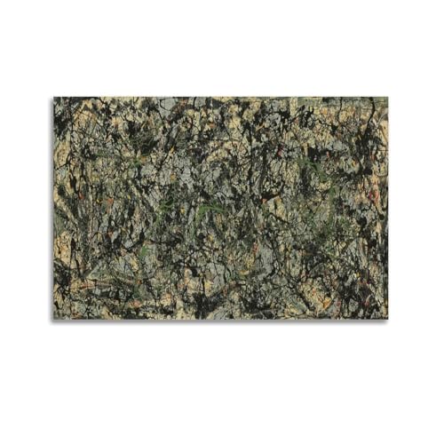 Toile Jackson Pollock Numéro 31-1 décoration murale 40x60 cm chambre