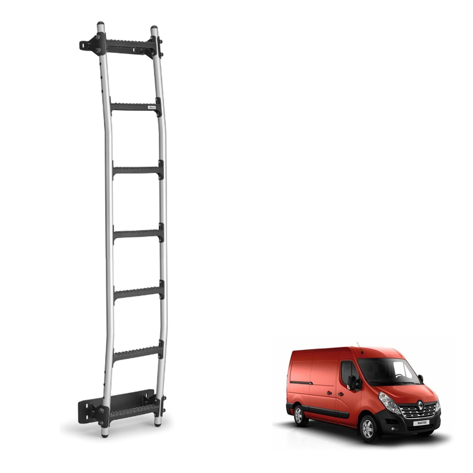 Renault Master Rhino Door Ladder for 2010-2021 [H2] 7 Anti-Slip Steps