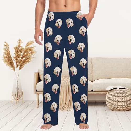 Personalized Face Pajama Pants Pet Pajama Bottoms for Men S-XXL3