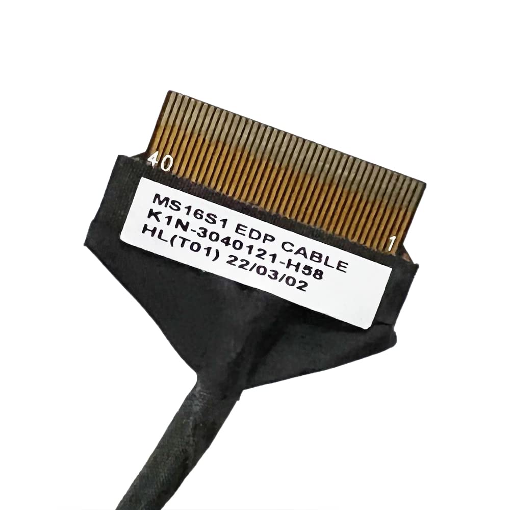 Câble écran LCD HP EliteBook Gintai Connecteur LVDS LED LCD Vidéo Câble Écran Flex Fil Ligne 30 PIN De Rechange Pour Msi 2k Ms 14b1 14b2 Ps42 Pe42 Modem 8m 8ra 8rb