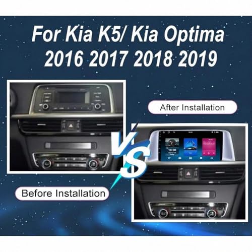 Kia K5 Optima 2016-2019 estéreo de automóvil con Bluetooth y Mirror Link 7