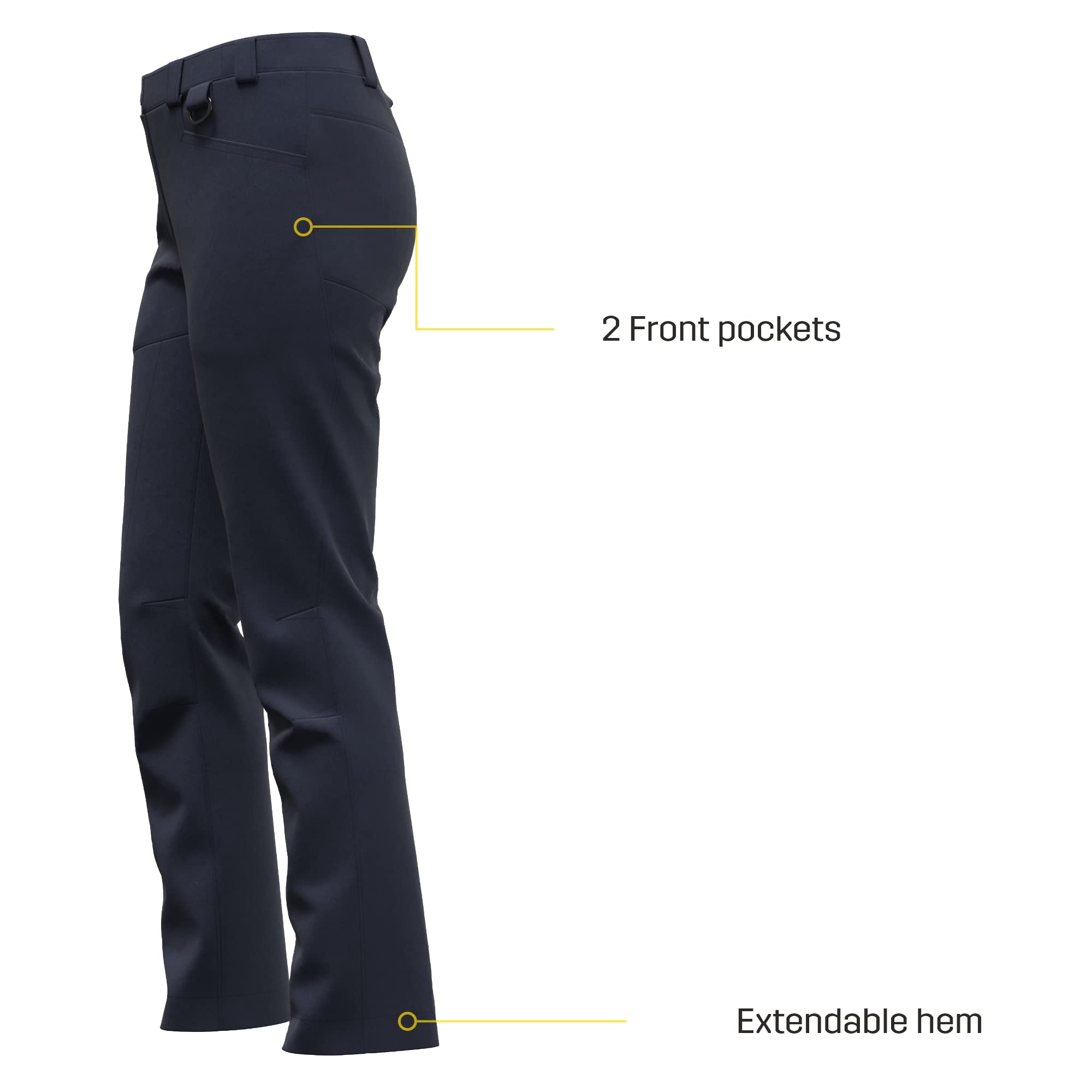 SAFETY JOGGER Arbeitshose Damen, Kasai Bundhose die Flexibilität bieten für Frauen, Hose mit viele Tasche und Fach für Werkzeug und Handy