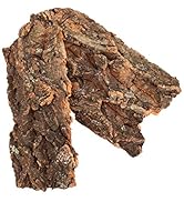 VILLCASE 2pcs Reptile Log Hideaway Resin Wood Aquarium Decorations Bark Bearded Dragon Hideout Hu...