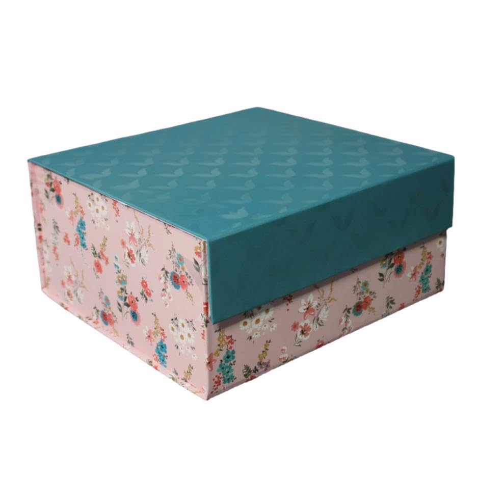 Sthavar gift hamper boxes with Lids Magnetic Closure for Gift Packaging, Gift Box for Christmas, diwali, Birthday - 3 sizes -10inches,8 inches (CARRIBEAN BLUE,10x10x4) (B0DC495LNH) Amazon Price History, Amazon Price Tracker