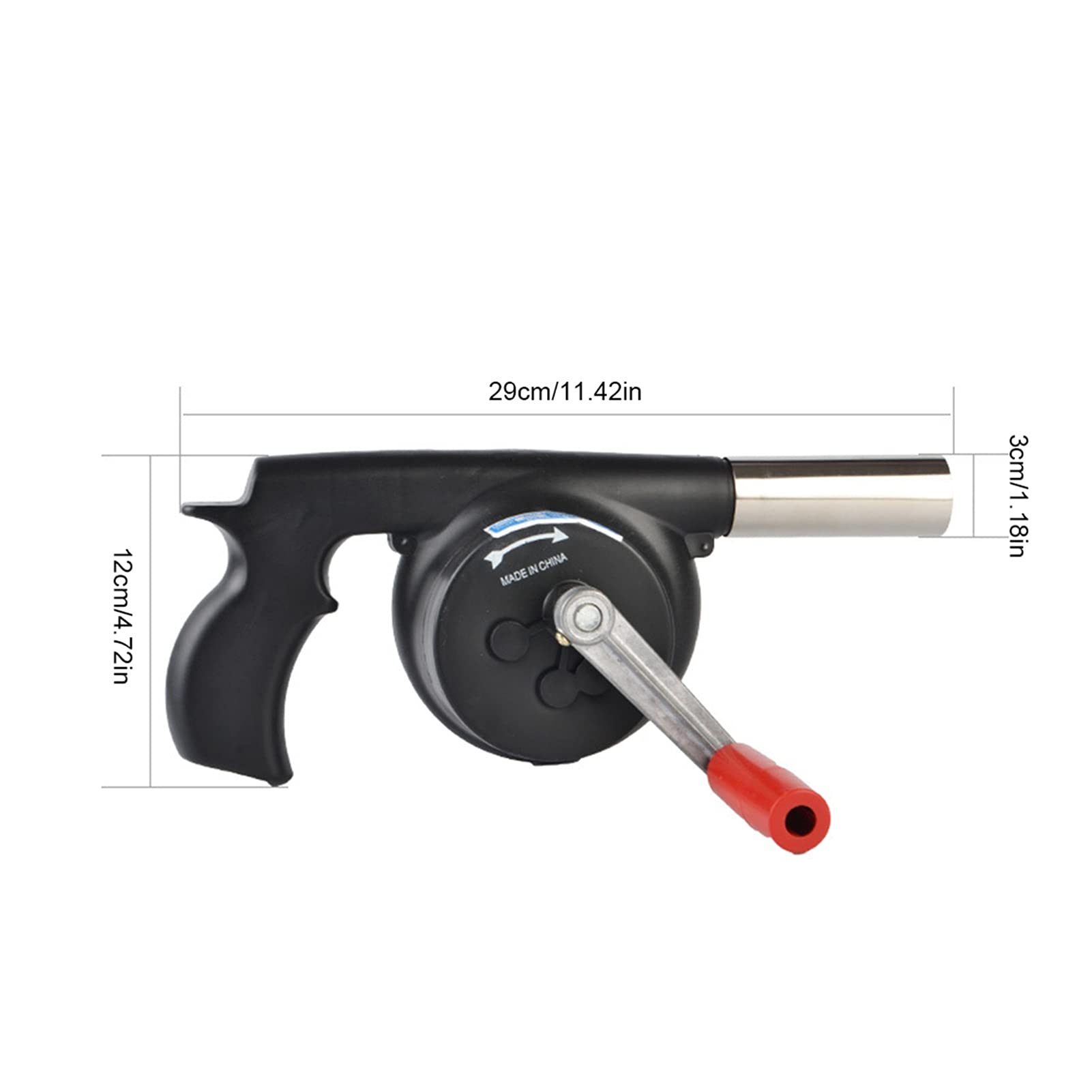 Ventilateur Centrifuge, Ventilateur de ventilateur barbecue manuel extérieur portable UN BARBECUE Grill à la main Feu Bellow Outils Camping Accessoires Outil cuisson