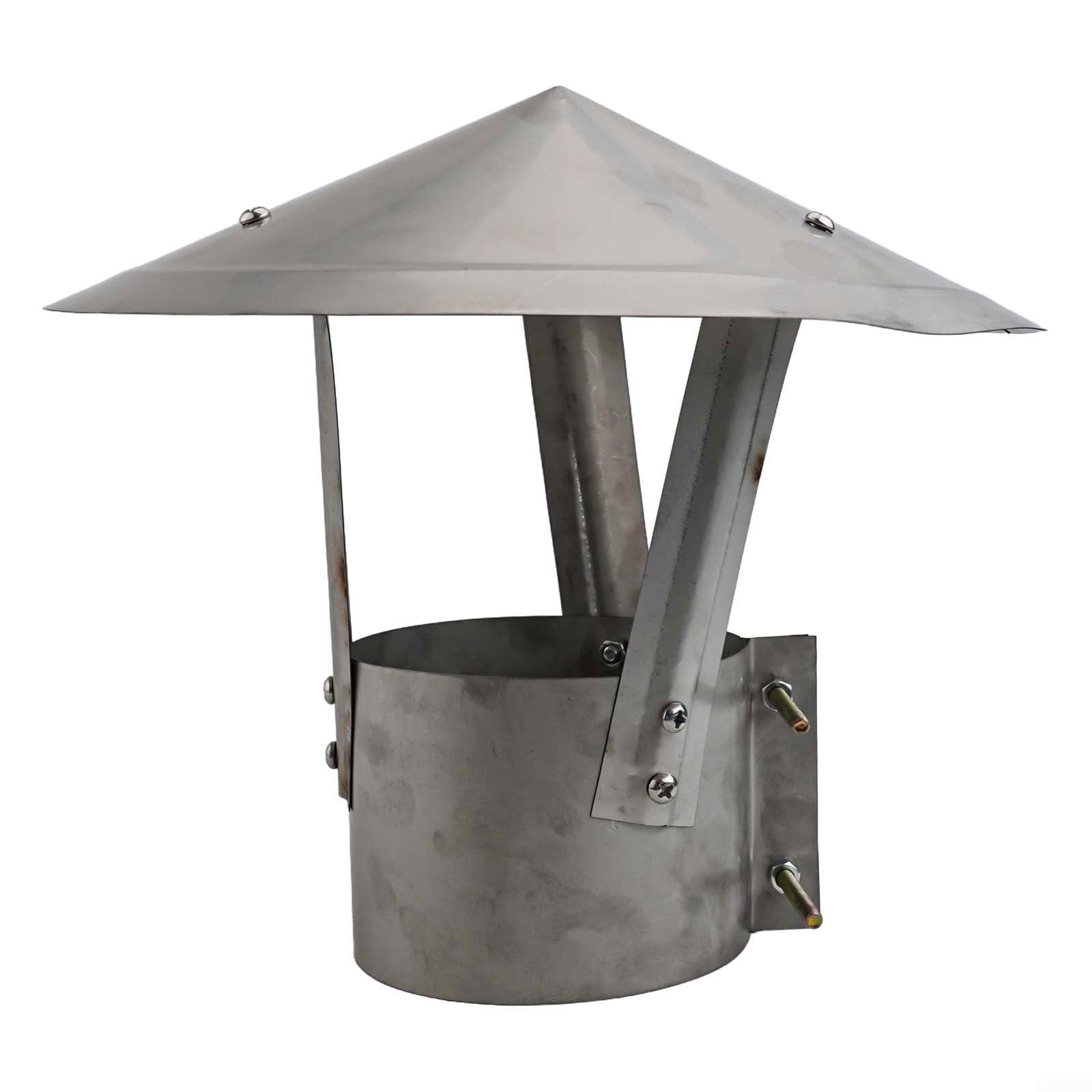 Stylowy Mushroom Projekt Nasada kominowa Kompatybilna z Standardowy Rura Rozmiar z 100mm, Wykonany z Solidny stal nierdzewna 304