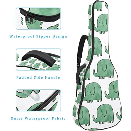 Étui de protection rembourré pour guitare classique acoustique Motif divers animaux Vert, Multicolore 06, 42.9×16.9×4.7… - Les Beatles, Paul McCartney, John Lennon, RIngo Starr, George Harrison Étui de protection rembourré pour guitare classique acoustique Motif divers animaux Vert, Multicolore 06, 42.9x16.9x4.7… – Image 5