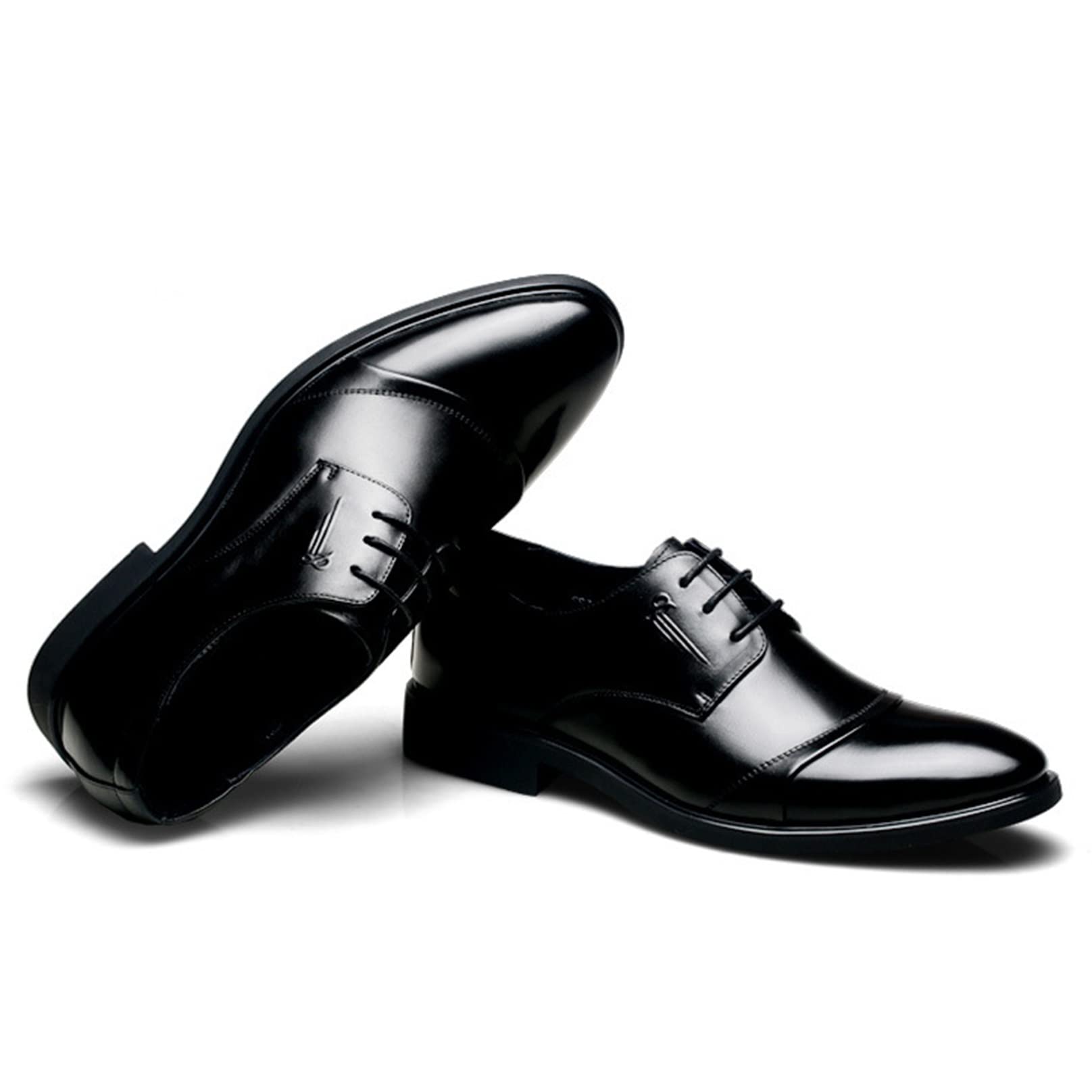 Zapatos De Vestir Para Hombre – Oxford De Cuero Cómodos Para Boda Y Trabajo