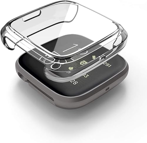 Miniatura 3 de Paquete de 3 protectores de pantalla compatibles con Fitbit Versa 2, GHIJKL, ultrafino, suave, TPU, funda protectora completa contra golpes para