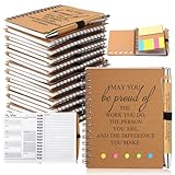 Photo Gallery moinchore set di 30 quaderni a spirale ispiratori per dipendenti, con note adesive e penne in bambù, regali di ringraziamento per squadre di natale, infermiere, insegnanti, colleghi (potresti essere Photo Gallery moinchore set di 30 quaderni a spirale ispiratori per dipendenti, con note adesive e penne in bambù, regali di ringraziamento per squadre di natale, infermiere, insegnanti, colleghi (potresti essere