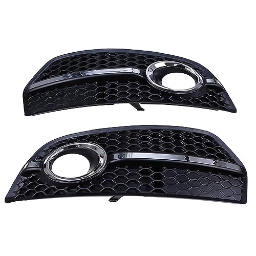 Paire de grilles de phare antibrouillard pour Audi Q5 8R avant phase 1 | Finition soignée