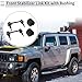 REPAIROCK Front Stabilizer Bar Links with 2 Pcs Bushing for Hummer H3 2006-2010 Sway Bar Link Kits Suspension Bar End Links No.K750185/K201407 Black 1 Set