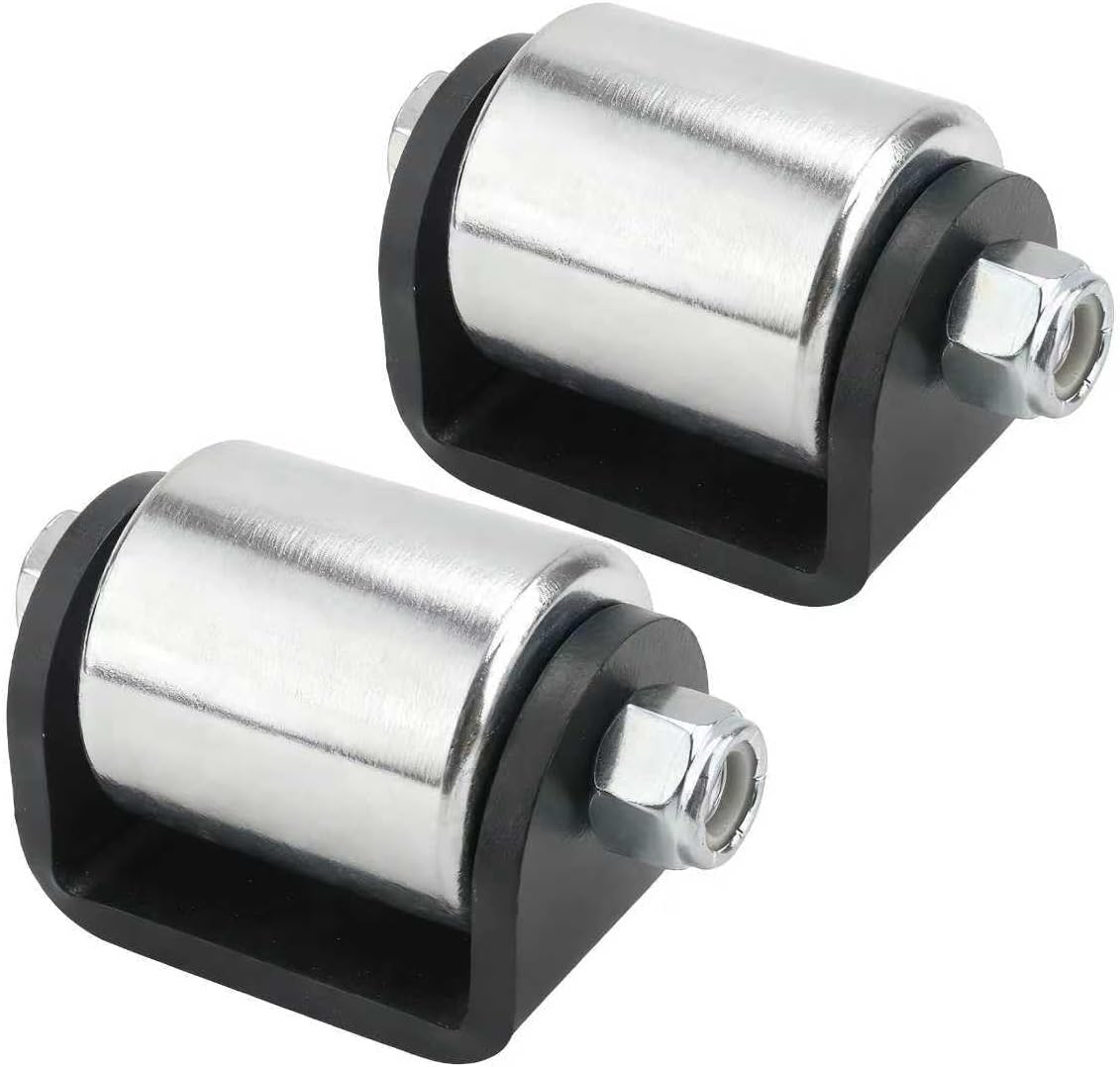 2-Pack 2″ Weld-On Steel Skid Wheels for RVs & Trailers