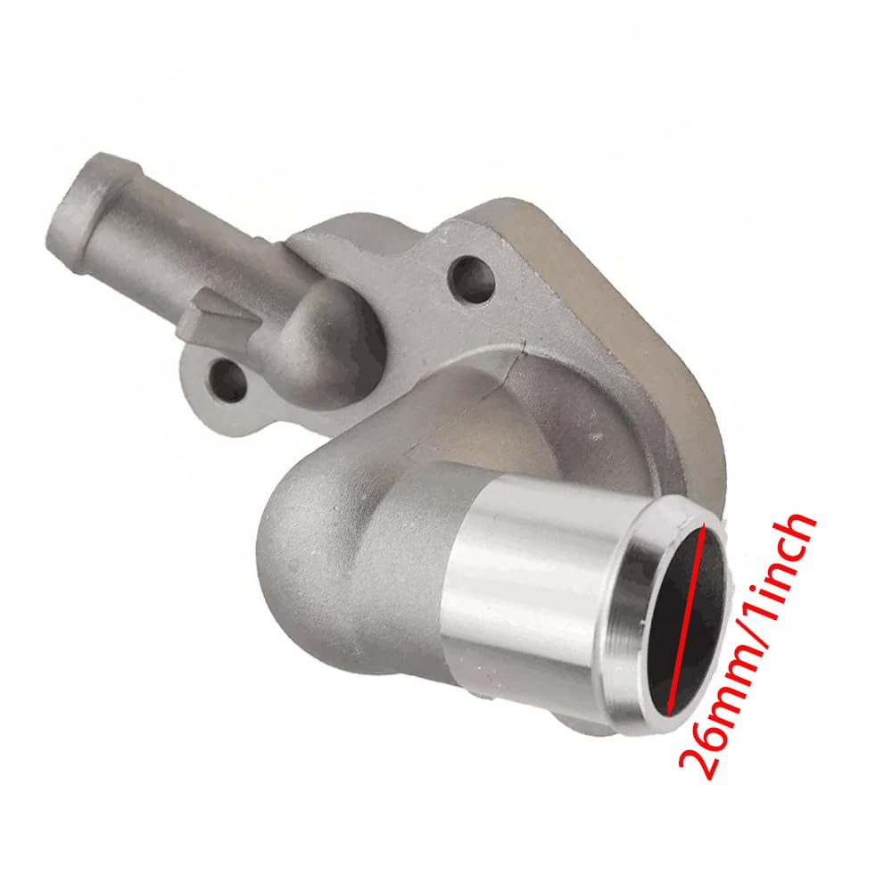 Termostat, metalowa obudowa termostatu, obudowa termostatu chłodnicy dla silników samochodowych, kompatybilny z BMW Mini R50 R53 R52 Cooper, 2001–2008