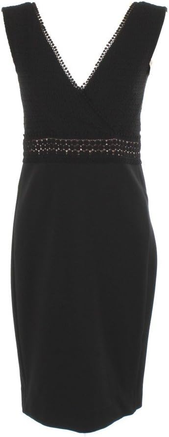 Sandro Ferrone Abito Donna 46 Nero manna Autunno Inverno 2016/17