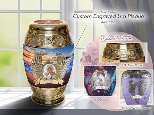 Image of Hawaiian Sunset Cremation Urns for Human Ashes Adult Male Urns for Ashes
