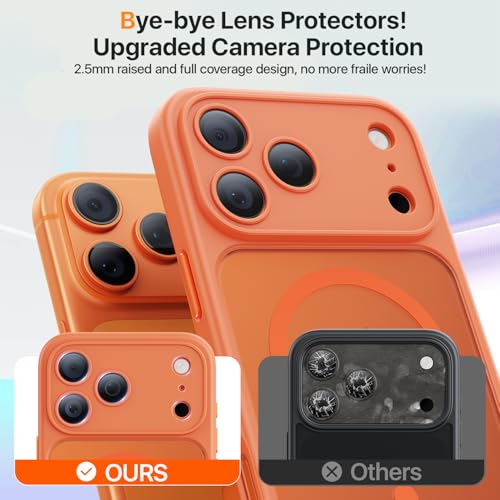 Coque iPhone 17 Pro magnétique antichoc avec protège caméra