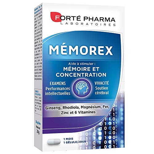Forté Pharma - Mémorex | Complément Alimentaire - Mémoire et Concentration | 30 gélules Cover