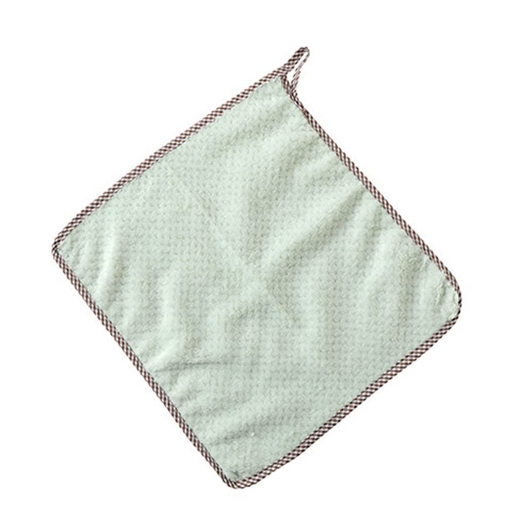 Super chłonne ściereczki do naczyń kuchnia szorowanie koralowe aksamitne chusteczki ściereczka do czyszczenia Pad mycie ściereczek Dropshiping Tool (Vert_)