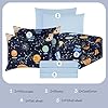 Queen Kids Comforter Set - 7 Pieces Queen Bedding Sets for Boys,Glow in The Dark Space Bed in A Bag with Sheets #5