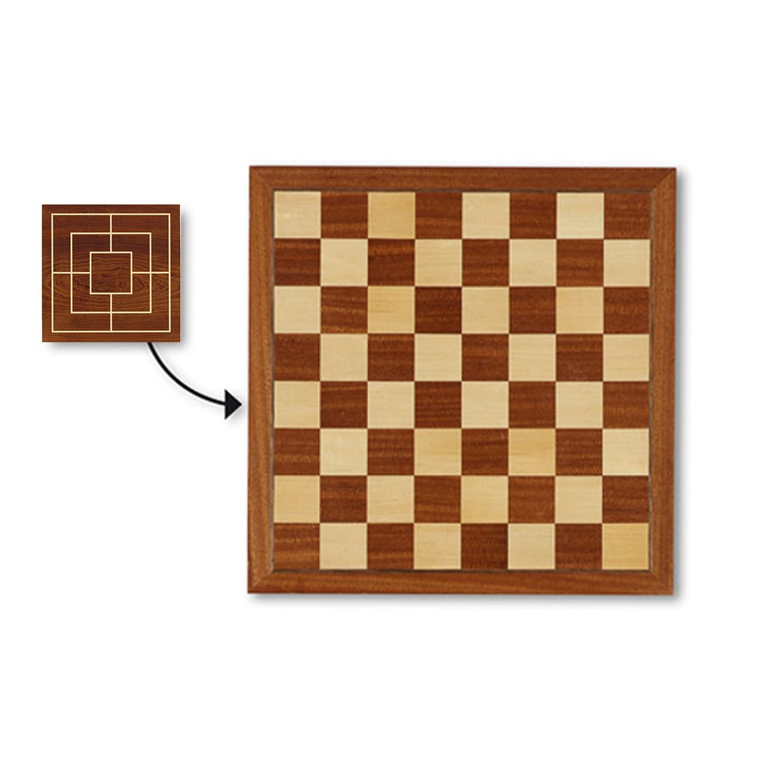 Dal Negro 31cm Chess and Nine Men's Morris Board (39mm squares) (UK)