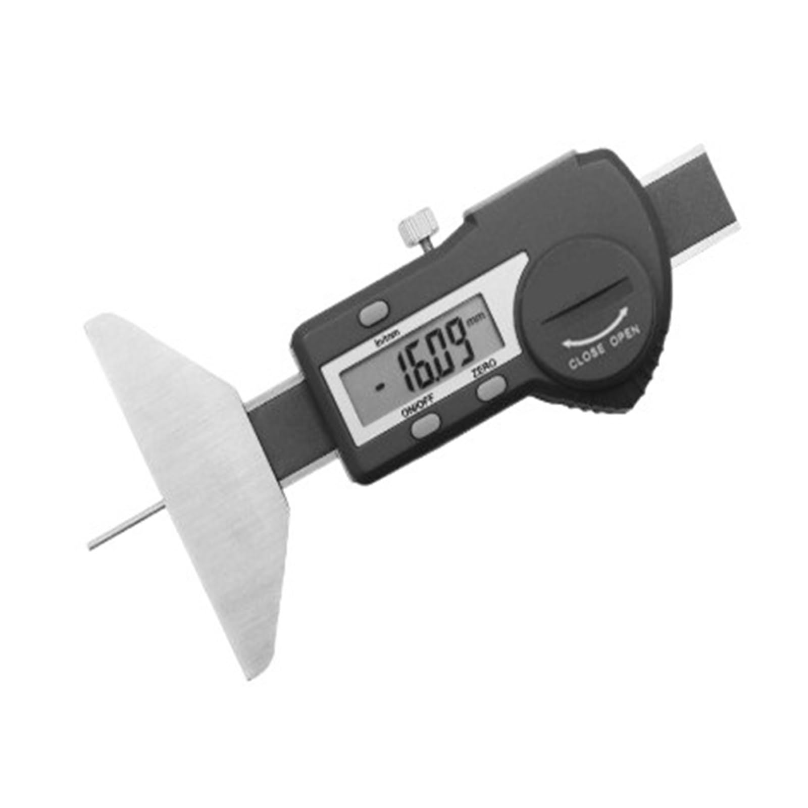 Regla De Profundidad La Banda Rodadura Del Neumático Con Pantalla Digital Electrónica Bluetooth Integrada 0-25 Medición Orificio Pequeño Medidor MedicióN De PrecisióN(0-50mm without bluetooth)