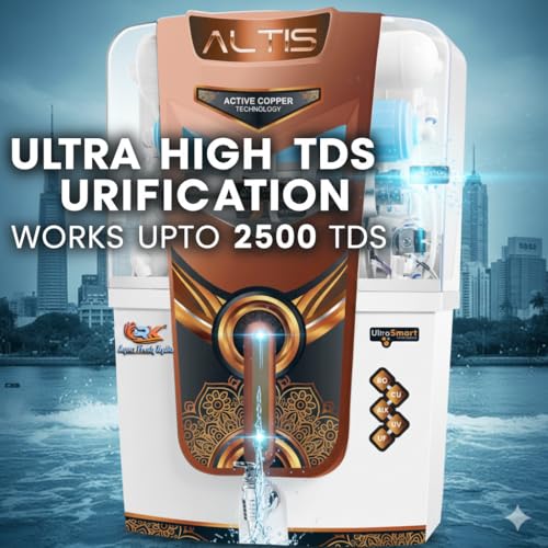 Image of Rk Aqua Fresh India Altis White (Ro+uv+uf+Alkaline,zinc,copper+Tds Adjuster) Ro Water Purifier (RO+UV+UF+COPPER+ZINC+CALCIUM+TDS ADJUSTER) Best For Home /Office Purpose | 15LPH |1 Year Warranty