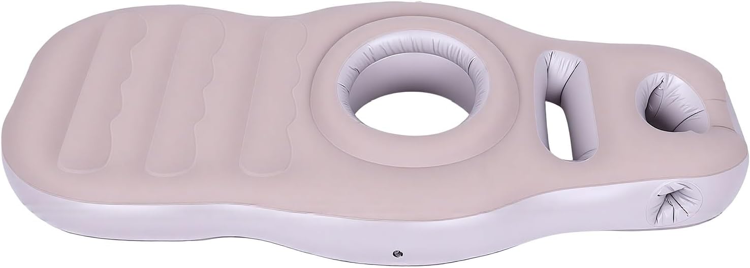 Generic Wielofunkcyjny Nadmuchiwany Materac na Brzuch Wytrzymały PCV do Spania na Brzuchu w Domu Plaży 68 1 X 29 5 Cala