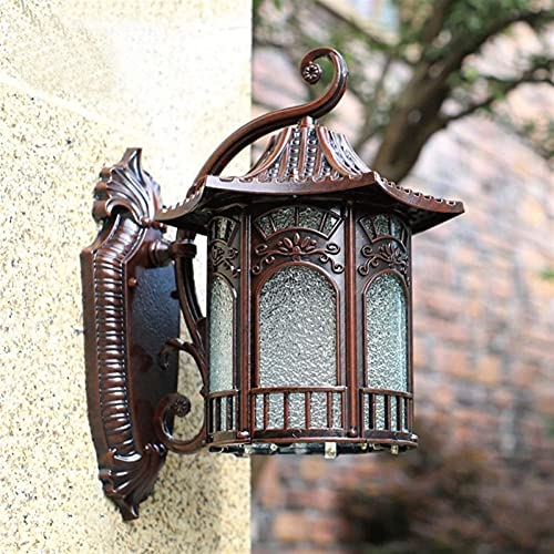 Applique murale moderne lanterne rétro de jardin éclairage étanche
