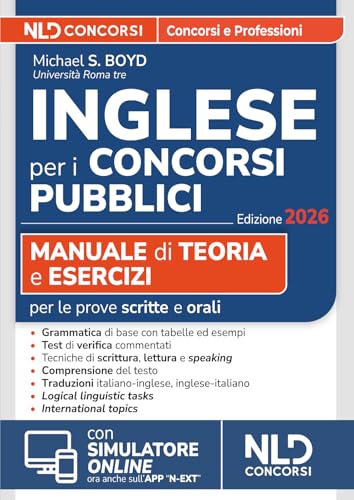  La prova di inglese per i Concorsi Pubblici. Manuale di teoria e quiz commentati per le prove dei concorsi pubblici. Con software di simulazione