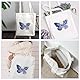 Sticken Set für Erwachsene und Anfänger - Canvas Tote Bag Stickset mit Tasche, Werkzeug und Anleitung - DIY Set für Stickereiliebhaber