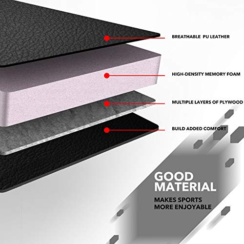 Doeplex Flat Weight Bench, Sit-up Abdominal Exercise Workout Bench - 1,200 lb Rating for Weightlifting