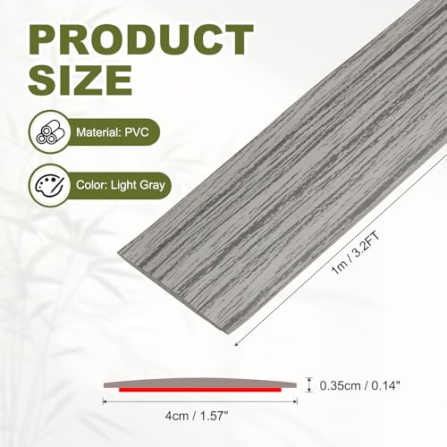 Bande de transition sol stratifié grise joint autocollant 4cm