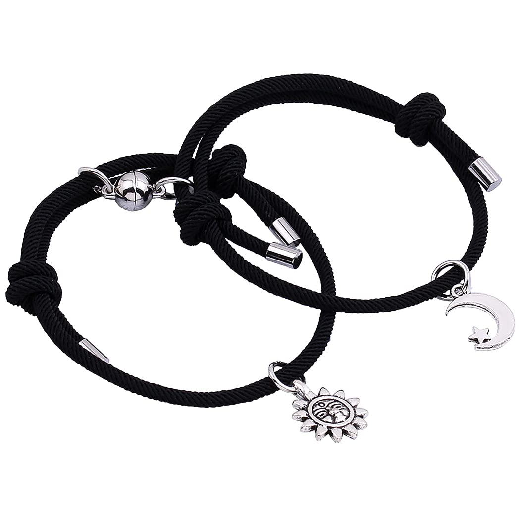 Beaded Bracelet Sun And Moon Couple Bracelets That Connect To Each