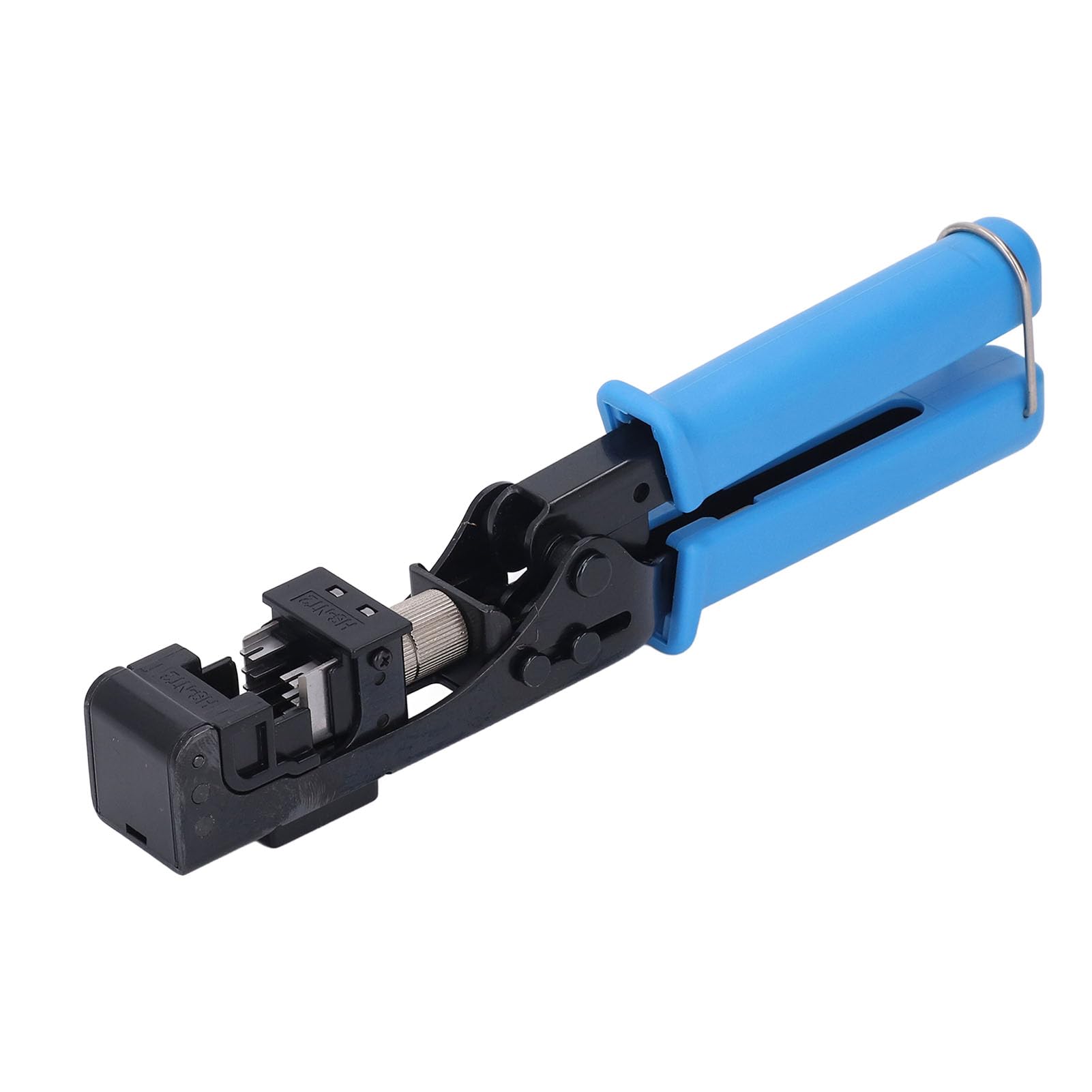 Fafeicy Profesjonalne Narzędzie RJ45 Crimp dla Gniazdy Kątowe 90 ° Narzędzie Terminowe dla CAT5E CAT6 CAT6A SZYBKO One Handed Cripping