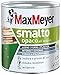 Maxmeyer Smalto All'Acqua Poliuretanico Opaco Nero 0,75 L