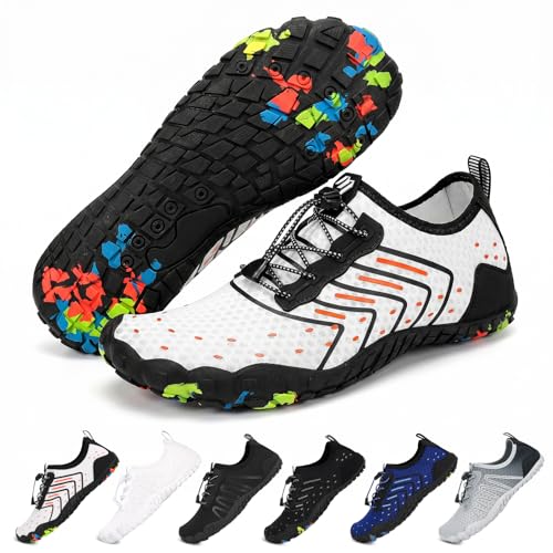 Image of Hike Barefoot Shoes Women Men Footwear, Wide Toe Box Water Shoes, Quick-Dry Zero Drop Comfortable & Non-Slip Pro Barefoot Beach Swim Minimalist Grounding Shoe for Walking Hiking
