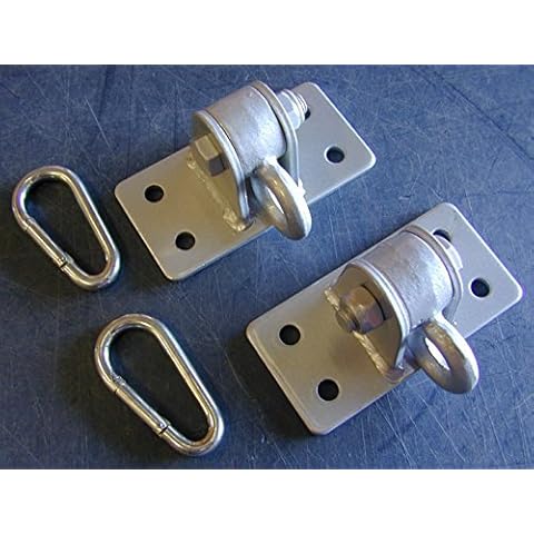 swingsetaccessories.com 4 Hole Welded Steel Hanger Set (Pair) Cover