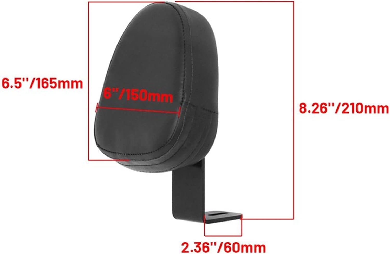 Motorcycle Backrest part Motorcycle Front Driver Rider Backrest Back Cushion Pad For H-ONDA Rebel 300 500 1100 CMX300 CMX500 CMX1100 2017-2022