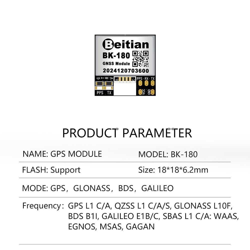 Modulo GPS con antenna UAV Drone M10050 M9140 chip Ricevitore GNSS Ultra-Low Power per Track GPS BE-180 BK-180 BN-180 BE-220 BK-220 BN-220