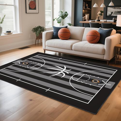Tapete deportivo de baloncesto 90x150 cm antideslizante miniatura 3