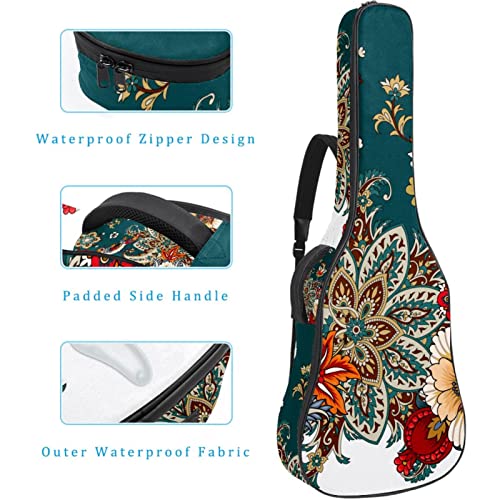 Gook-Luck-Birds Housse de transport rembourrée imperméable Oxford pour guitare avec bandoulière réglable - Les Beatles, Paul McCartney, John Lennon, RIngo Starr, George Harrison Gook-Luck-Birds Housse de transport rembourrée imperméable Oxford pour guitare avec bandoulière réglable – Image 5
