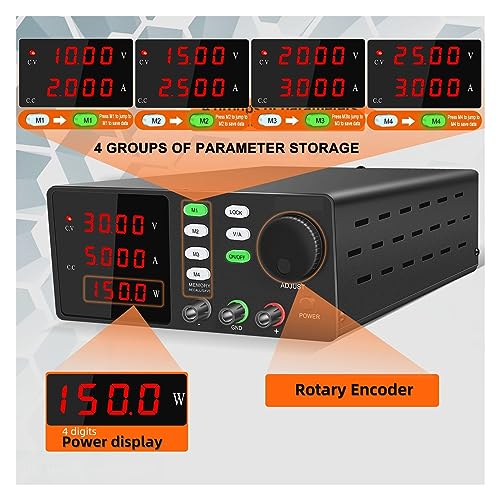 Fuente de alimentación CC programable ajustable SPPS-S-W-K de conmutación 30V 10A 5