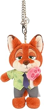 Amazon.co.jp: ズートピア ニック ジュディ ぬいぐるみ キーホルダー