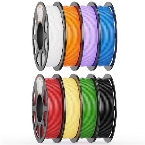 Image of YOOPAI PLA Filament 1.75mm, 250g PLA+ & Matte Bundle, 8 Rolls
