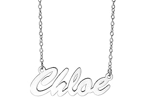 Custom Sterling Silver Personalized Name Necklace for Women: The Perfect Accessory