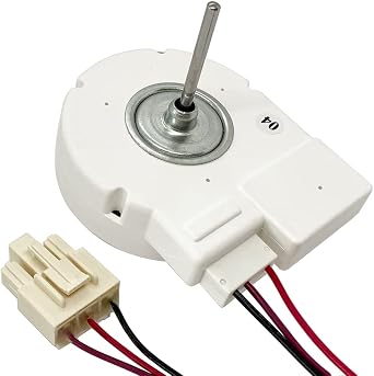 12V 4W Refrigerator Evaporator Fan Motor Replacement Parts for Midea/Vissani Fridge/Frigidaire Freezer/Magick Chef Refrigerator Condenser Fan Motor Replace for BCD-330WTV 50240401000p ZWF-02-4