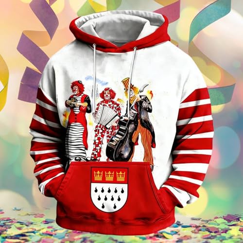 Pull à capuche homme esprit viking, le sweat shirt décontracté rétro - 2